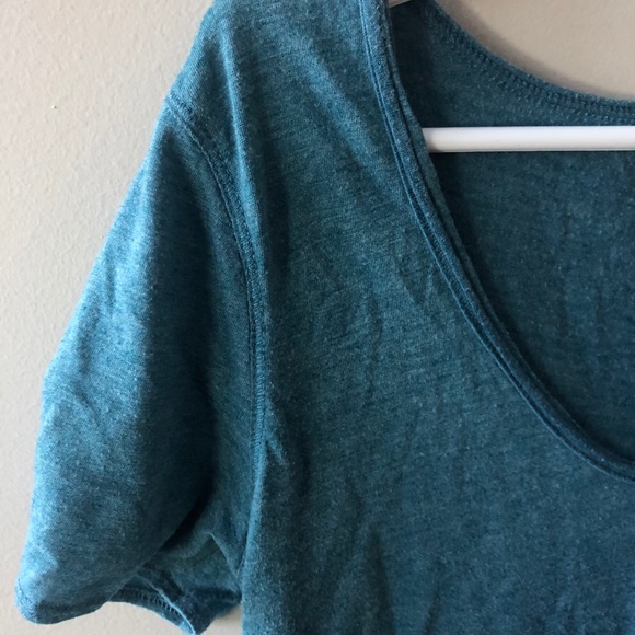 3/$30 Garage Dark Aqua Blue Tee - Picture 2 of 3